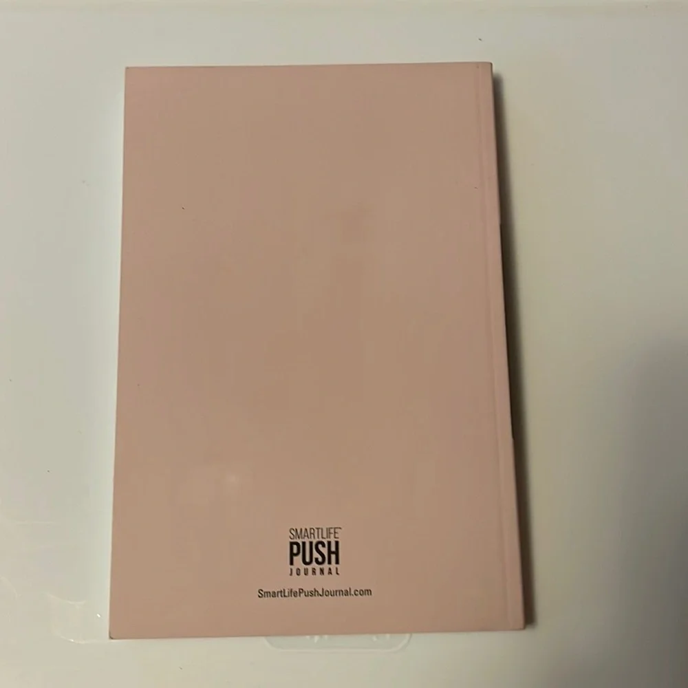 SmartLife PUSH Journal Charlene Johnson Pale Pink/Purple New and Unused